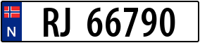 Truck License Plate